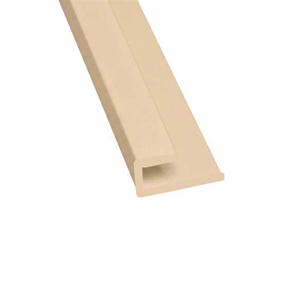 FRP 10' Beige End Cap Molding